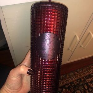 Starbucks Holiday Disco cup - NWT. Burgundy